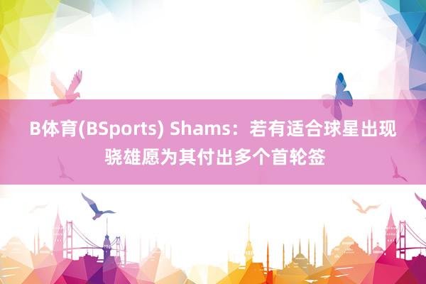 B体育(BSports) Shams：若有适合球星出现 骁雄愿为其付出多个首轮签