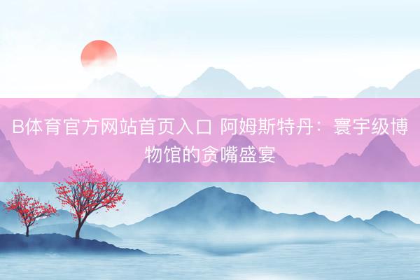 B体育官方网站首页入口 阿姆斯特丹：寰宇级博物馆的贪嘴盛宴